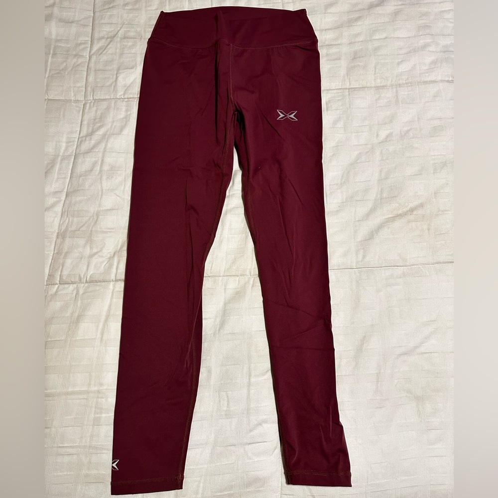 Maroon/deep red Picsil leggings